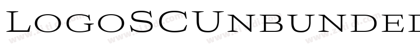 LogoSCUnbundedsan Re字体转换
